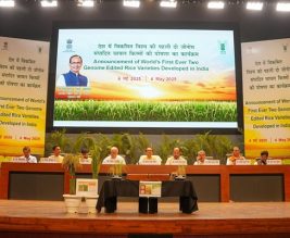 INDIA’S 1ST GENOME-EDITED RICE VARIETIES