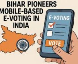 BIHAR BECOMES 1ST STATE TO VOTE USING MOBILE PHONE